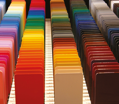 Farbkollektion für Rollladen